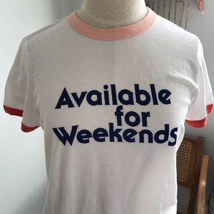 Ban.do Ringer Graphic Tee Available for Weekends